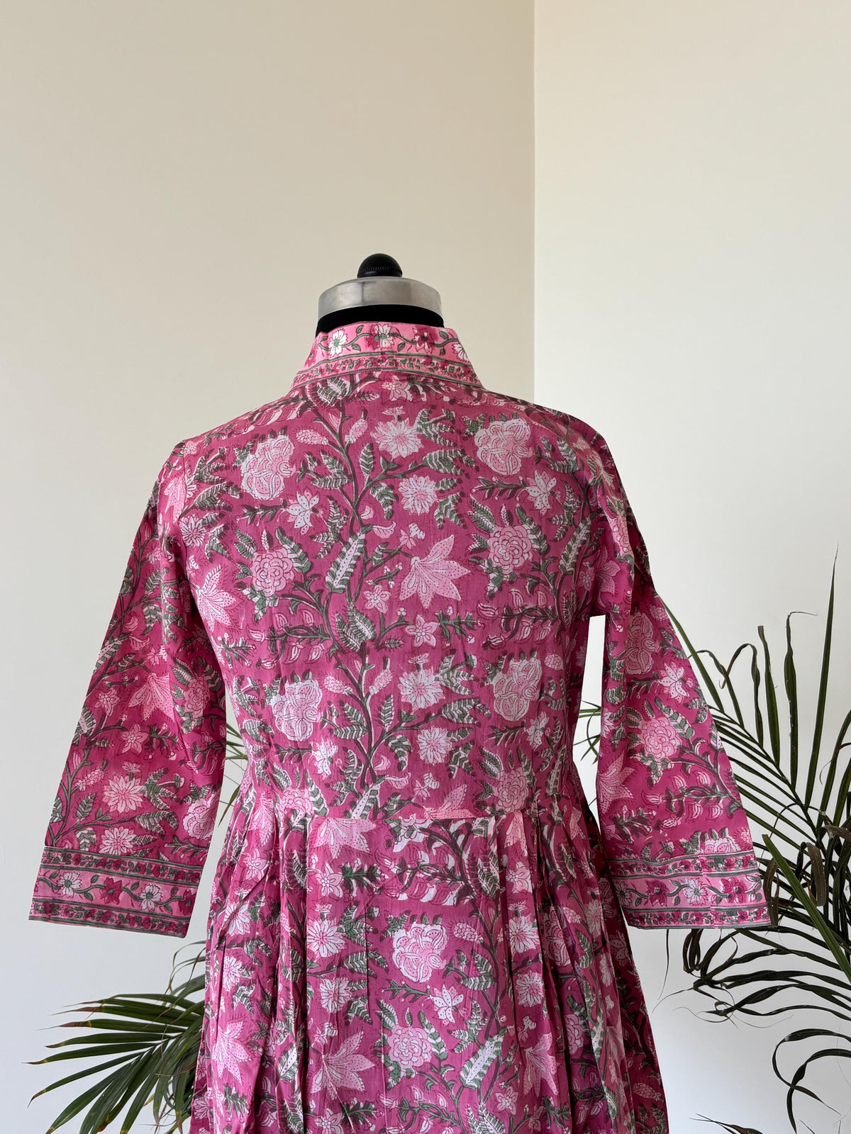 Uma Floral Cotton Maxi Dress — view 6