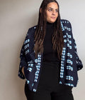 Opal Black Cotton Kimono — Hippie Chick