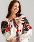 Grace Beige Linen Blouse — Hippie Chick