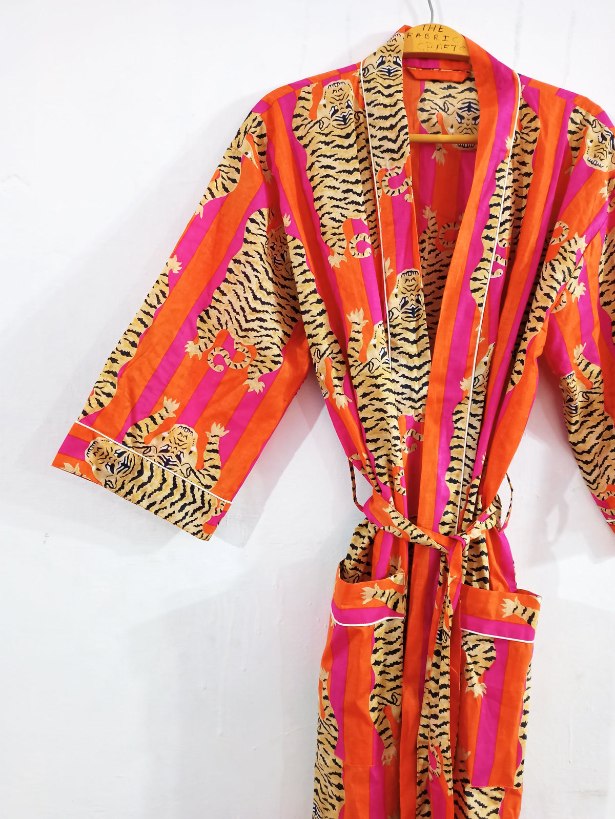 Daisy Animal-Print Cotton Kimono — Hippie Chick
